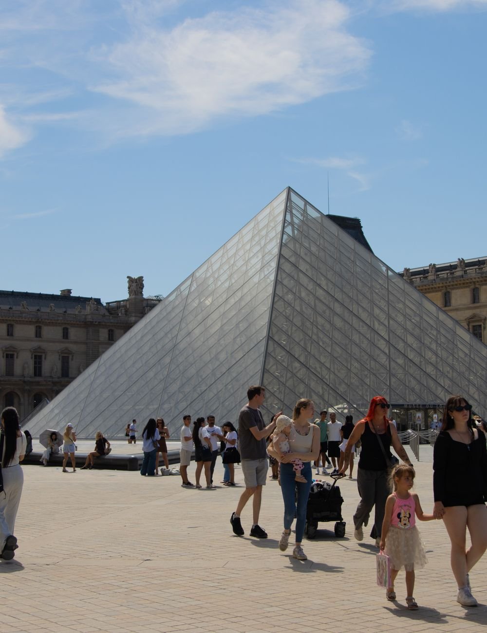 The Louvre pyramid