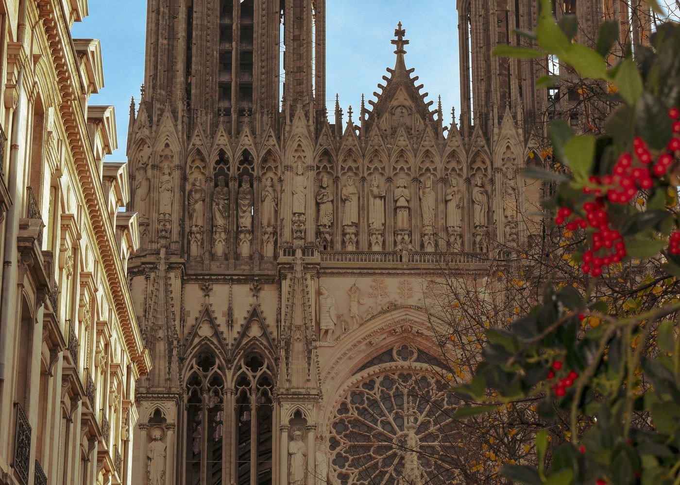 Façade d’une cathédrale gothique