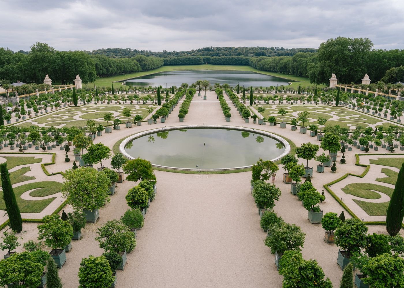 Jardins à la française du château de Versailles